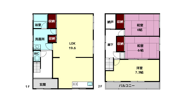 丸山住宅No5の間取り