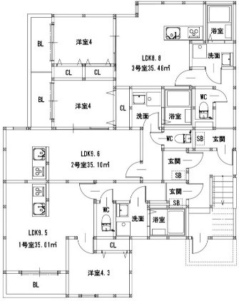 【間取り】 | クリーク下山門Ⅱ　★プライスホームなら仲介手数料が割引価格です！★
