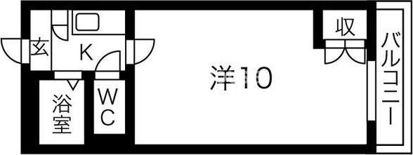 ハイツ五條の間取り