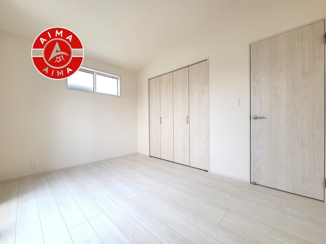 糟屋郡須恵町植木第2-2棟（2号棟）の和室|将来的に琉球畳を引きまして、和室風にすることも可能です。