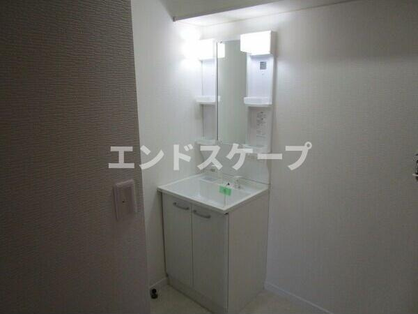 ヴィルヌーブCの洗面所|高崎、前橋のお部屋探しはエンドスケープまで！お客様の理想お聞かせ下さい♪