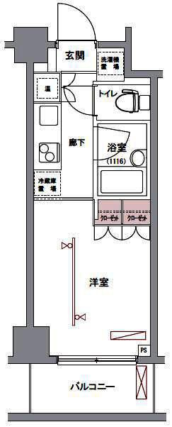 feeth神楽坂の間取り