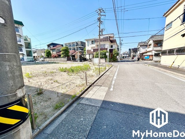 北区杉村1丁目の前面道路含む現地写真