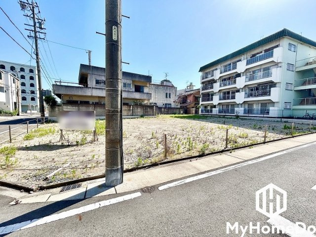 北区杉村1丁目の前面道路含む現地写真