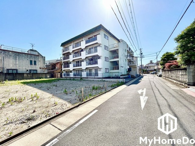北区杉村1丁目の前面道路含む現地写真