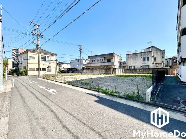 北区杉村1丁目の前面道路含む現地写真