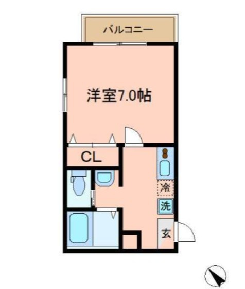 アットリラ東船橋Aの間取り