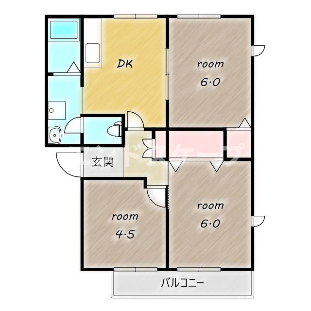 SD宗高の間取り|高崎、前橋のお部屋探しはエンドスケープまで！お客様の理想お聞かせ下さい♪