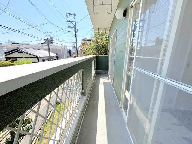 高橋コーポのバルコニー