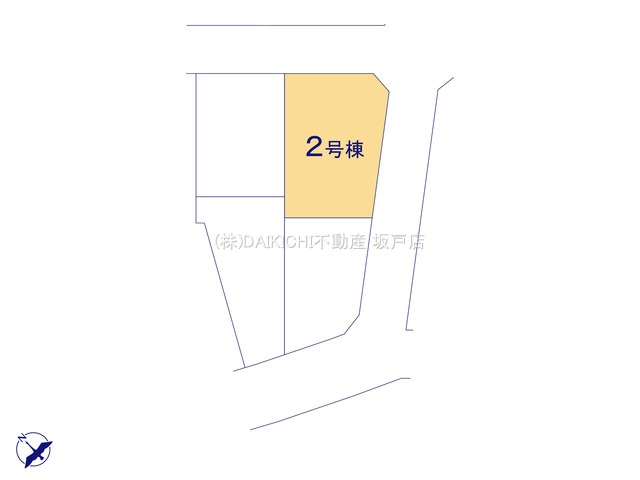 【区画図】 | 坂戸市にっさい花みず木11期　グラファーレ　新築戸建　全3棟　2号棟