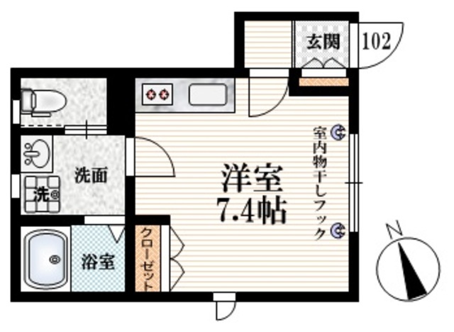 Terrasse　Miuraの間取り|★角部屋★