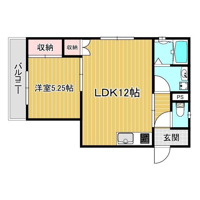 ハイツＯＮＯＥの間取り