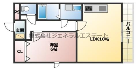 グランコスモ交野の間取り