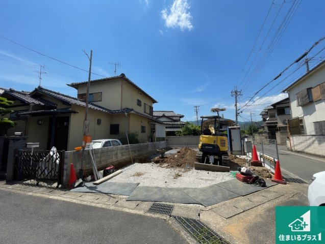 京都市右京区嵯峨広沢南野町　第3期　新築一戸建ての外観|現在建築中！落ち着いた街並みで新生活を始めることが出来そう！周辺の物件も併せてご紹介させて頂きます！