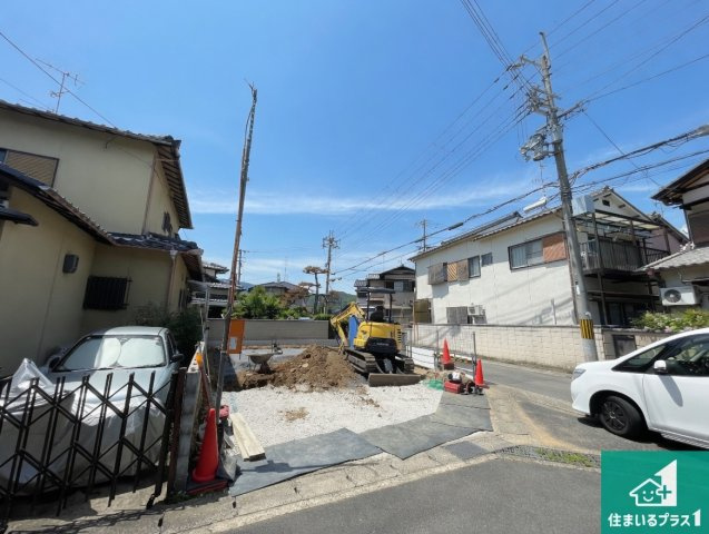 京都市右京区嵯峨広沢南野町　第3期　新築一戸建ての外観|現在建築中！落ち着いた街並みで新生活を始めることが出来そう！周辺の物件も併せてご紹介させて頂きます！
