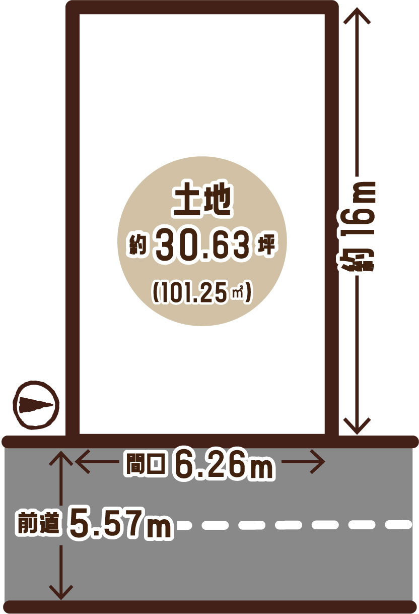 衣笠総門町　建築条件無土地