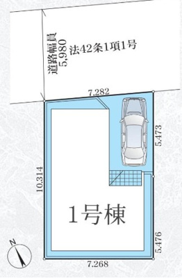 【区画図】 | 海老名市柏ケ谷1期 新築戸建 全1棟
