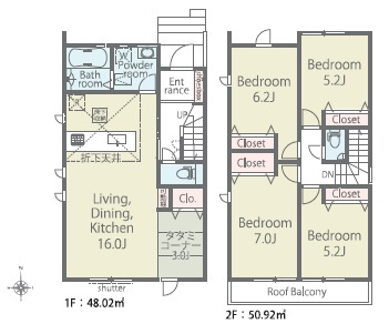 西尾市米津町01期　新築分譲住宅　全6棟　4号棟