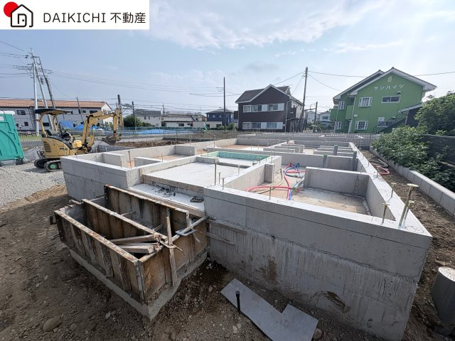 【外観】 | 上里町神保原町第6  クレイドルガーデン　新築戸建　全2棟　1号棟 | 7/24撮影　1号棟