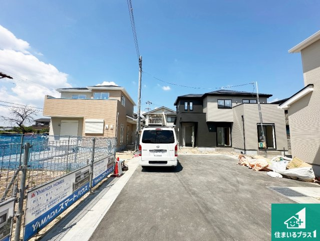 ●橿原市忌部町　第1期　新築一戸建ての外観|お近くの同じ売主さんが建築したお家をご案内致します。実際に使われている設備をご覧ください。