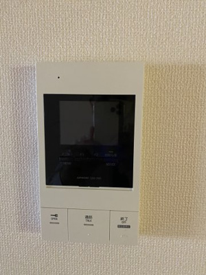 【セキュリティ】 | 高倉マンション | TVモニターインターフォン。別居室空室時の写真となります。現況と異なる場合は現況を優先いたします。