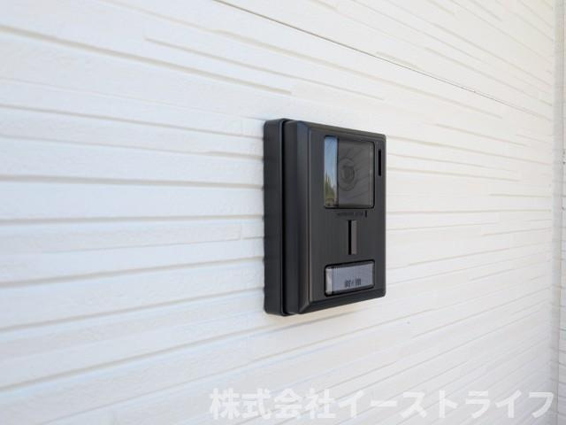 【新築戸建】　いわき市平谷川瀬第2　全3棟のセキュリティ|1号棟写真　テレビモニター付きインターフォン