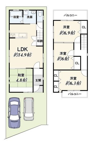 【ReDream】寺戸町飛龍の間取り