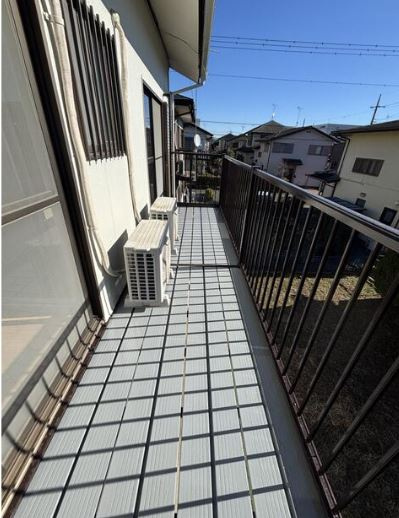 【中古】比企郡川島町八幡リフォーム中古住宅のバルコニー|陽当り良好なバルコニーです