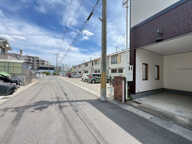 段上町6丁目の前面道路含む現地写真|前面道路