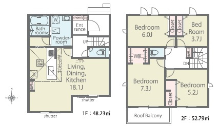 西尾市米津町01期　新築分譲住宅　全6棟　6号棟