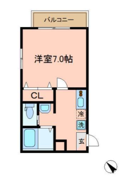 アットリラ東船橋Aの間取り