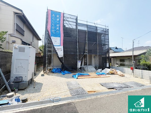 河内長野市北青葉台　第1期　新築一戸建ての外観|現在の進捗状況です！順調に作業進行中、完成が待ち遠しいです！詳細の間取り等、お気軽にお問い合わせください！