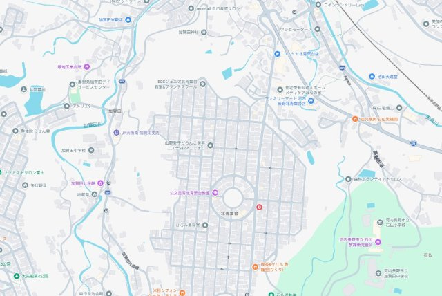 河内長野市北青葉台　第1期　新築一戸建ての地図