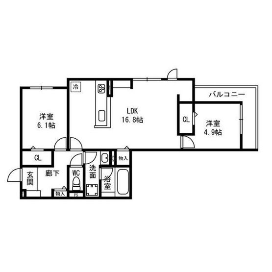 【間取り】 | D-residence西野