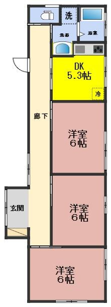６６８８３　岐阜市柳津町本郷1丁目戸建ての間取り|離れ