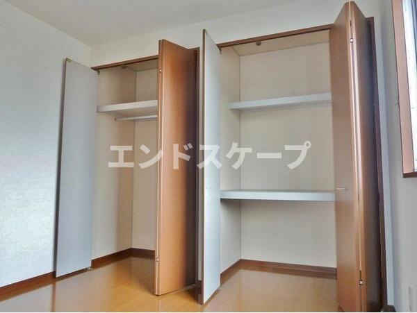 カーサエクセルCの収納|高崎、前橋のお部屋探しはエンドスケープまで！お客様の理想お聞かせ下さい♪