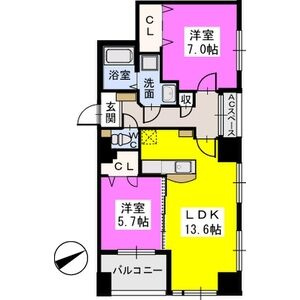 ベイシック薬院　警固小学校区の間取り|ベイシック薬院