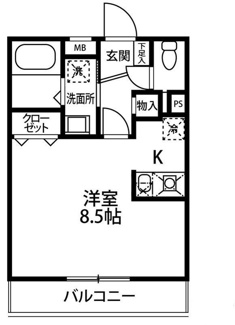 【間取り】 | ミリアビタＮｏ．１０ | 間取りです。