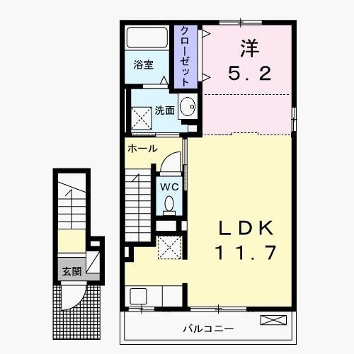【間取り】 | ルミエールＣ