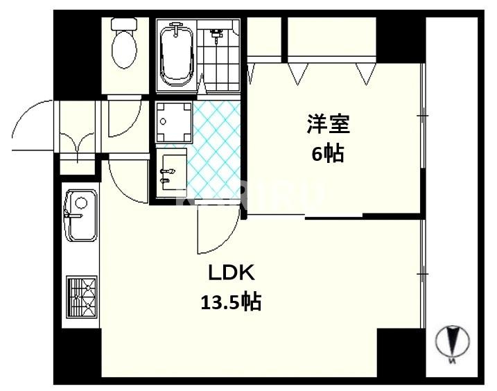 グランデージ新深江の間取り