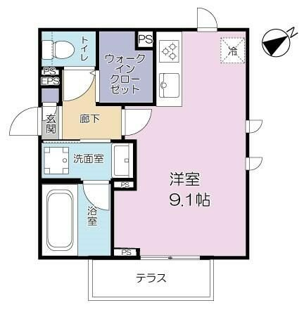 川崎市麻生区上麻生６丁目のアパート
