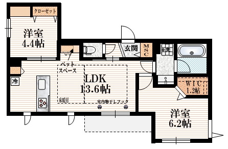 仮称　上北沢１丁目ヘーベルメゾンの間取り