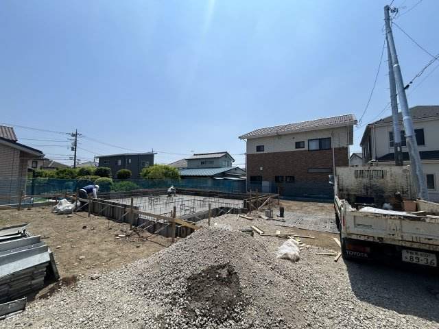 新築　高崎市棟高町1期　4号棟の外観|現地写真　2026年7月完成予定！類似物件のご内覧等、お気軽にお問合せください♪　							
　							

