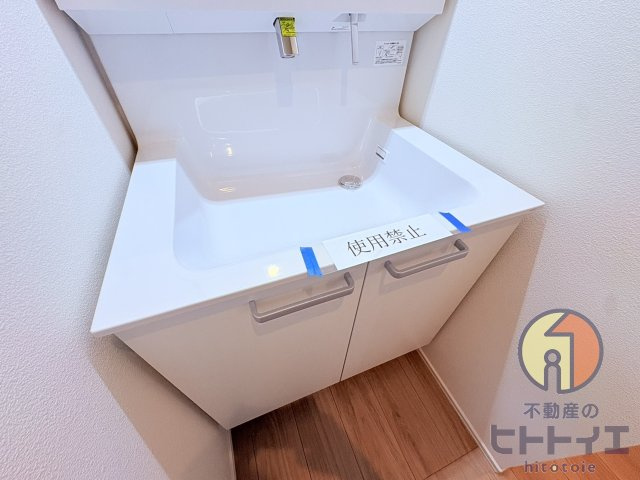 新築建売)三潴郡大木町大字侍鳥の独立洗面台