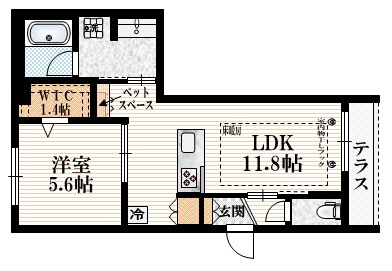 仮称　上北沢１丁目ヘーベルメゾンの間取り
