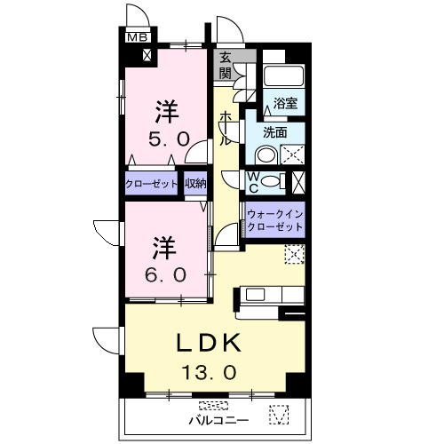 赤坂レジデンスの間取り