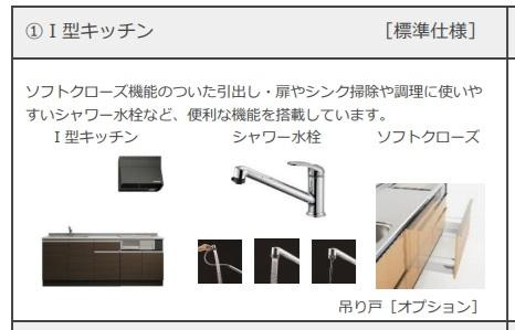 吉川市吉川美南アパート新築工事（仮のキッチン|システムキｘッチン（イメージ）