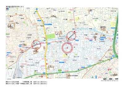 【地図】 | レコリード中野新橋