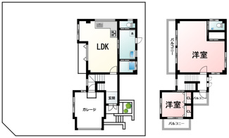 【間取り】 | 比叡平１丁目