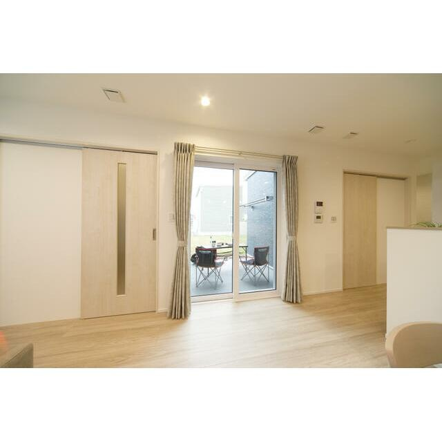 福知山市石原新築平屋の居間・リビング